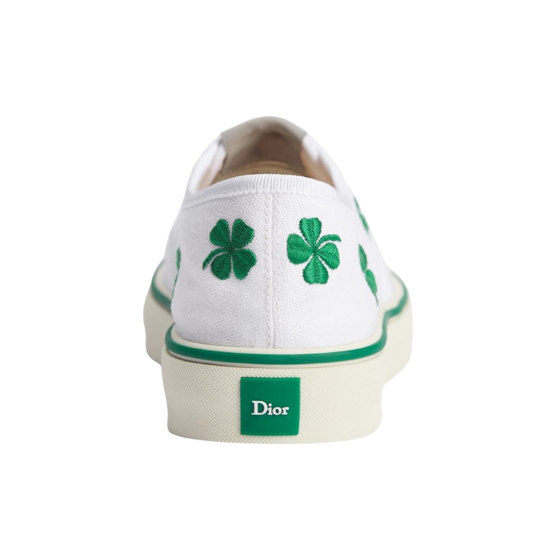 Dior Saltwind Sneaker Weißer Baumwollstoff – Bild 4