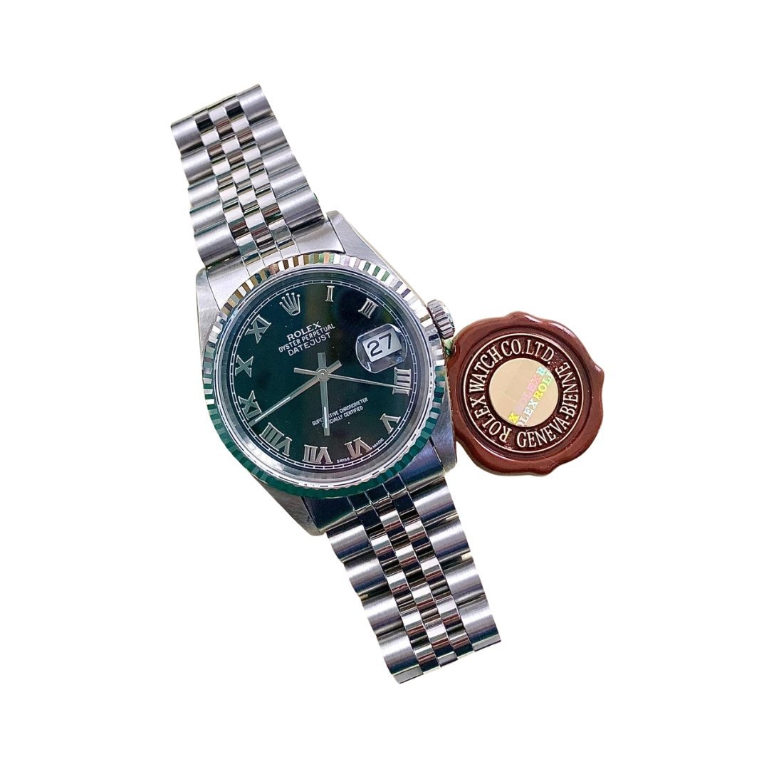 Datejust 36mm Nero Numeri Romani DateJust – Bild 2