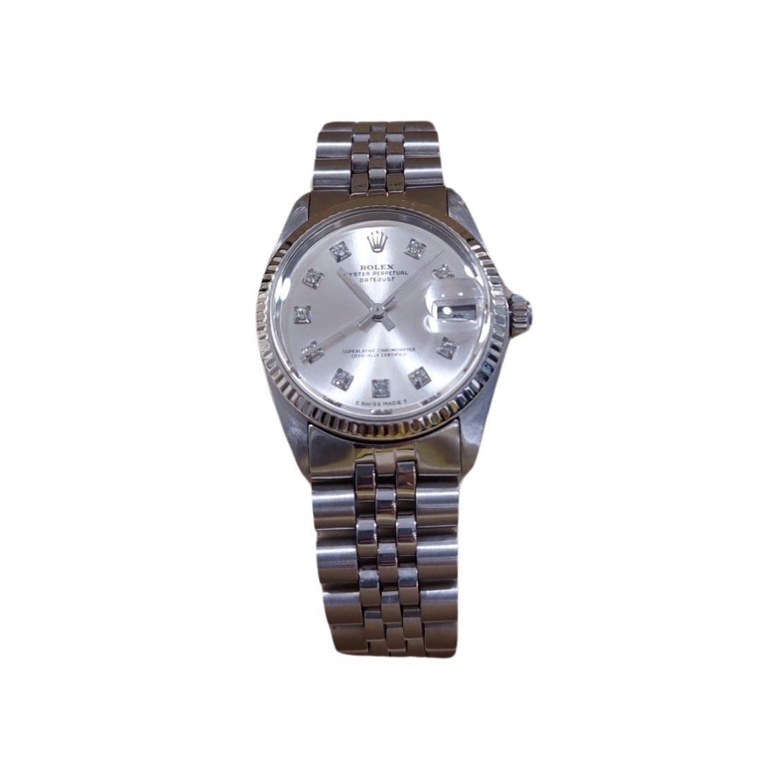 DATEJUST Silver Soleil Diamonds – Full Set DateJust – Bild 2
