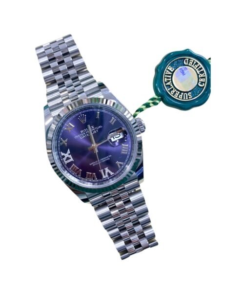 Alternative view of Datejust 36mm Viola con Diamanti 2021 DateJust