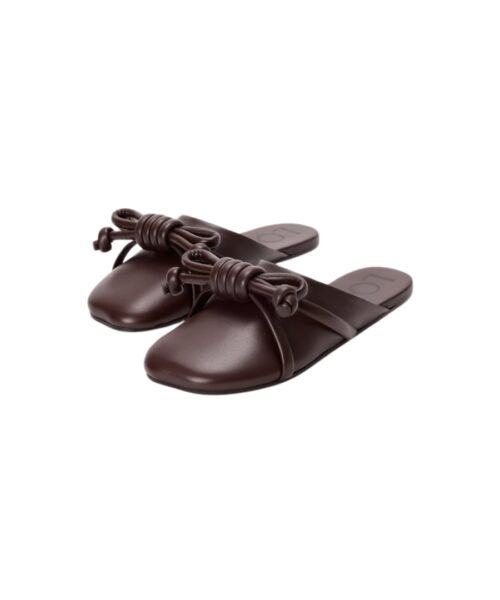 Alternative view of Flamenco Knot Mule aus Lammleder