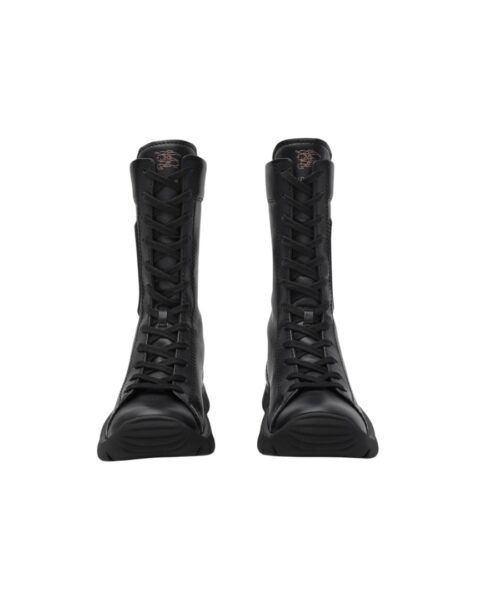 Alternative view of Stiefel in Lederoptik Schwarz