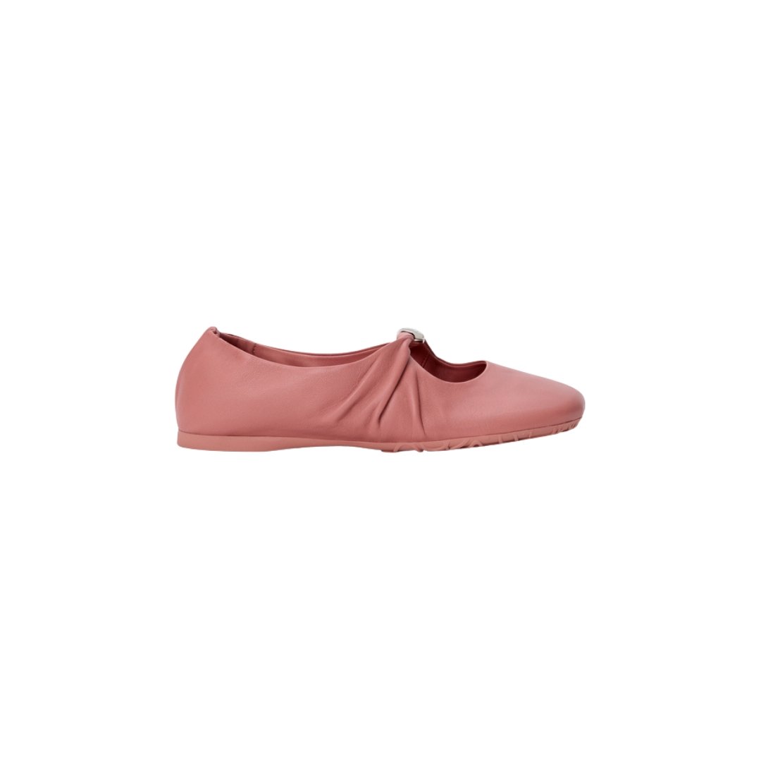 Pebble Soft Ballerina aus Nappa-Lammleder