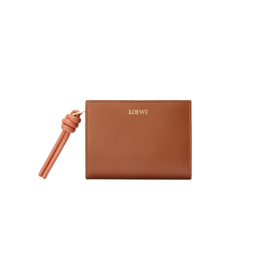 Kompaktes Portemonnaie Braun 11.4 cm