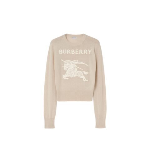 EKD Baumwoll-Wollpullover Staffelei beige – Bild 2