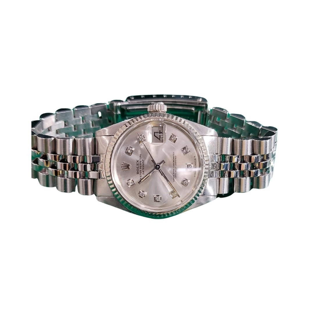 DATEJUST Silver Soleil Diamonds – Full Set DateJust – Bild 3