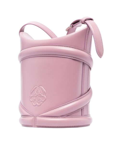 Alternative view of Kurven Beuteltasche Rosa 22 cm