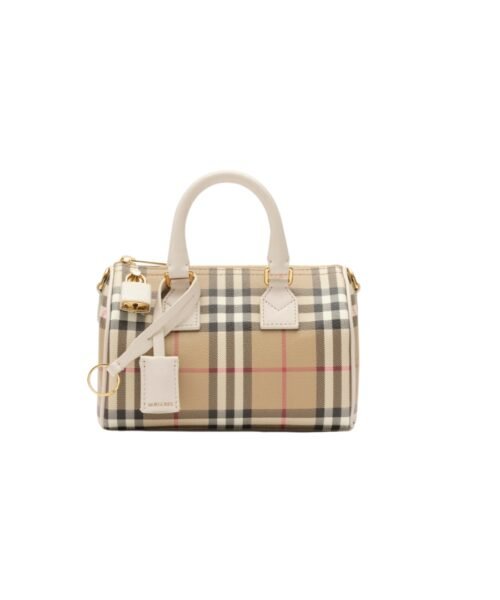 Mini Check Bowlingtasche 18.5 cm