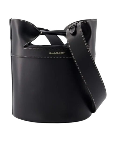 Beuteltasche Schwarz 15.5 cm