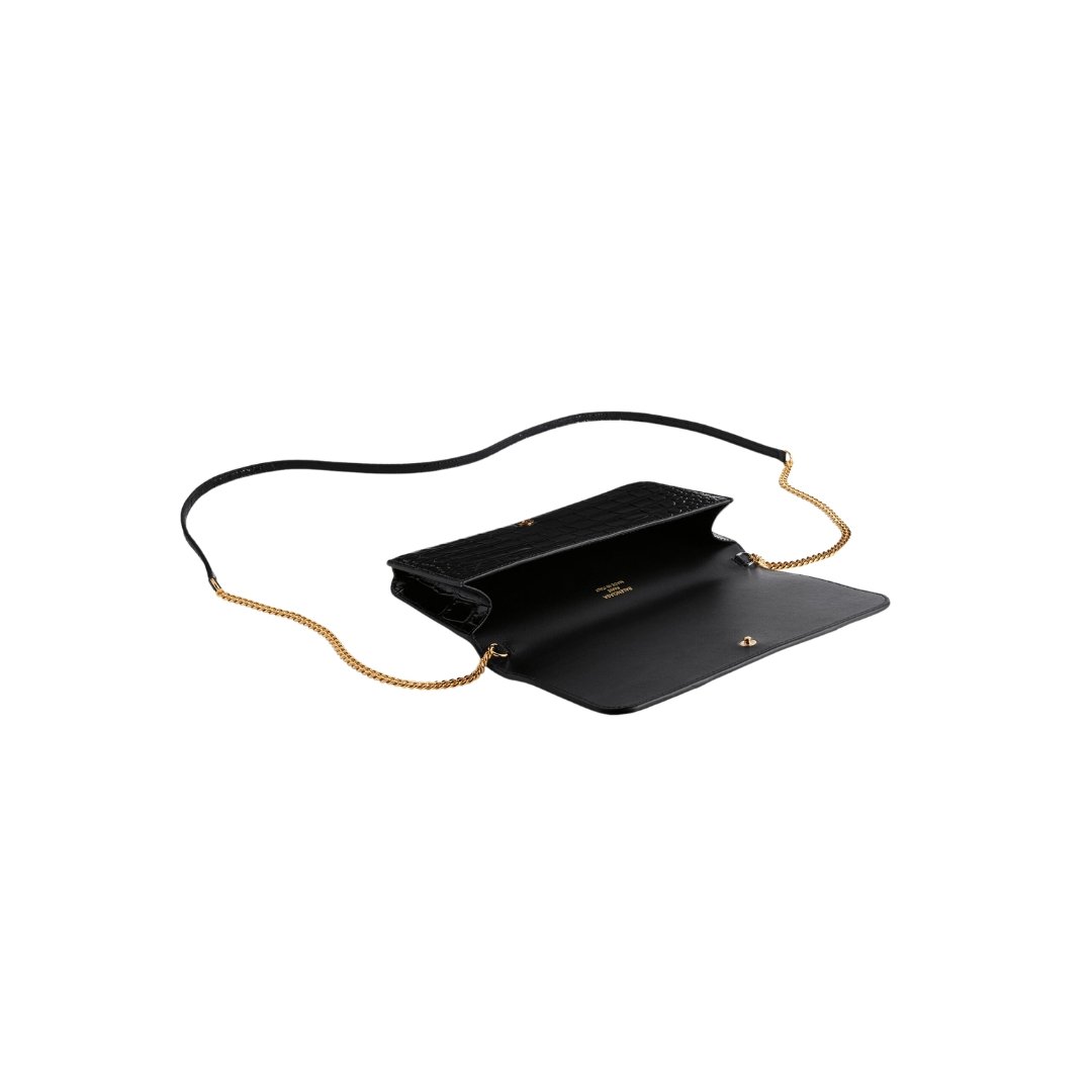 Schwarze Handytasche 20 cm – Bild 4