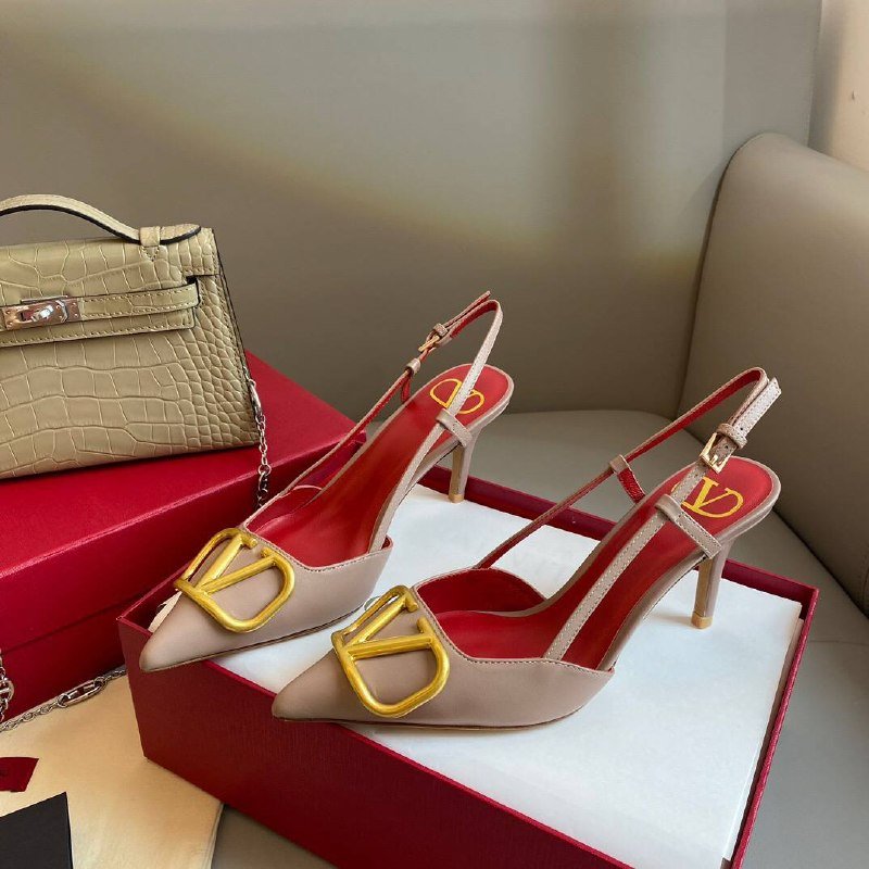 VLogo Signatur Slingback-Pumps – Bild 5