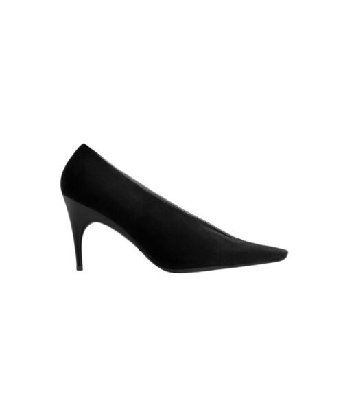 Schwarze Duchesse-Pumps für Damen