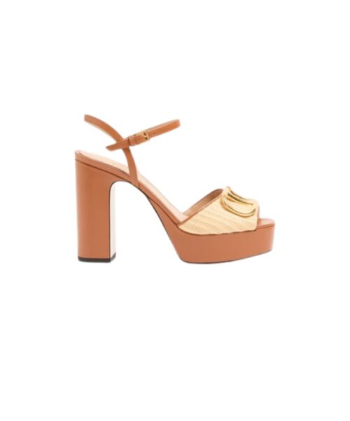 VLogo Signature Plateausandale Beige