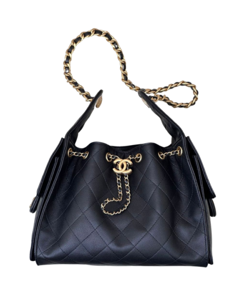 25 Hobo Schwarz/Gold 30cm