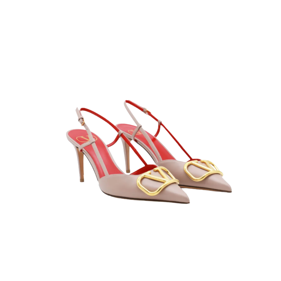 VLogo Signatur Slingback-Pumps