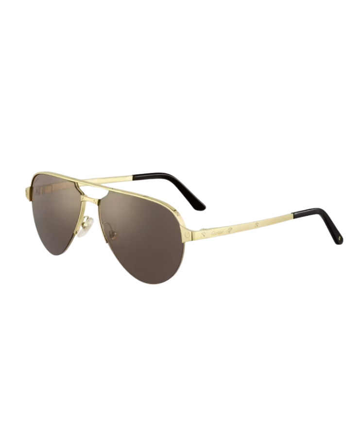 Santos Sonnenbrille Braun/Goldbraun – Bild 2