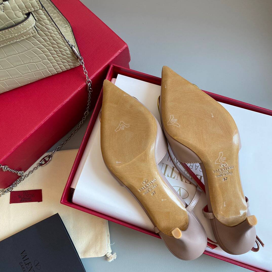VLogo Signatur Slingback-Pumps – Bild 4
