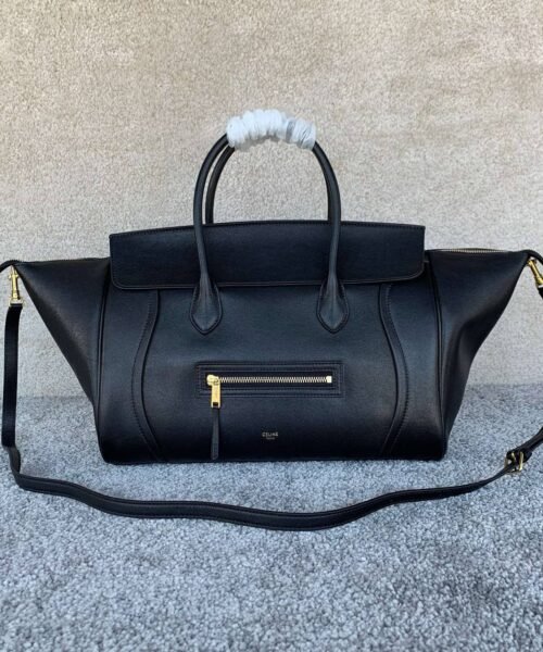 Alternative view of Luggage Lammfell Schwarz 55 cm