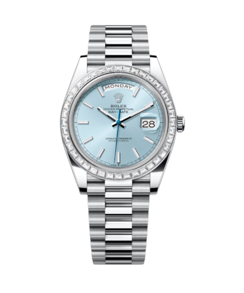 Day-Date 40 Blau/Silber