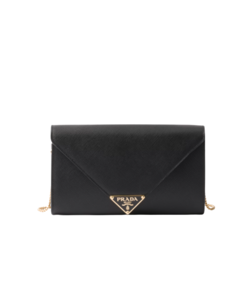 Mini Saffiano Schwarz/Gold 21,5 cm